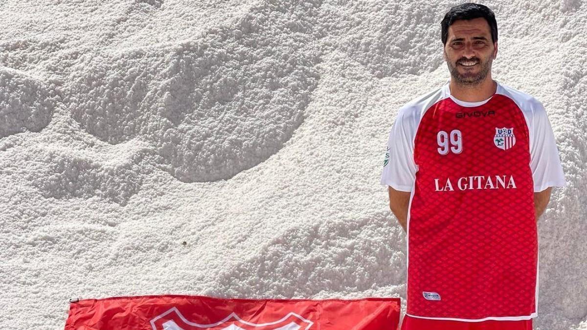 Dani Güiza, con la Unión Deportiva Algaida