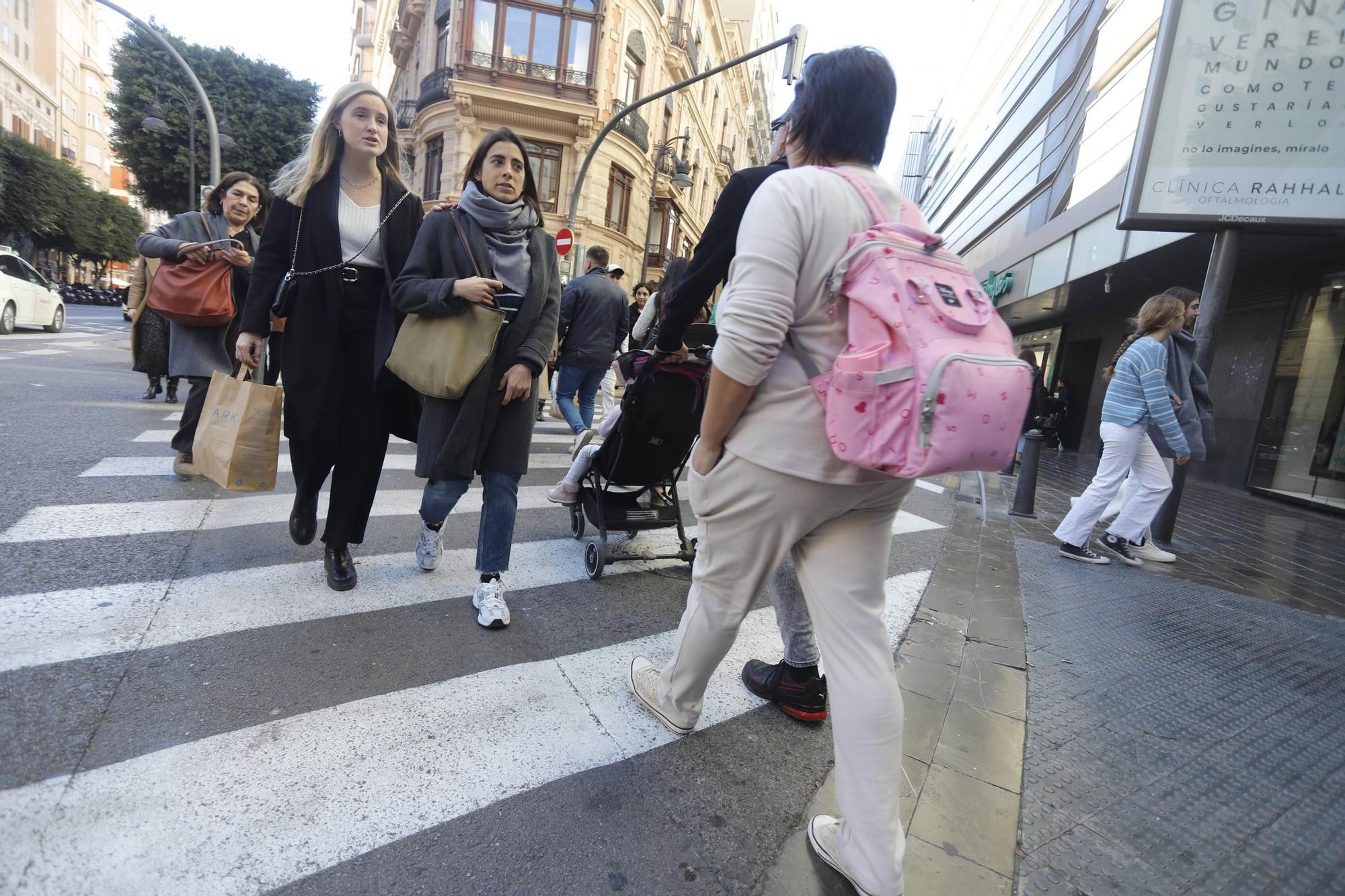 València, a reventar por la Navidad y el buen tiempo