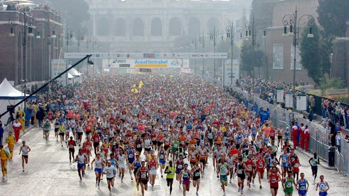 Imagen de archivo del Maratón de Roma