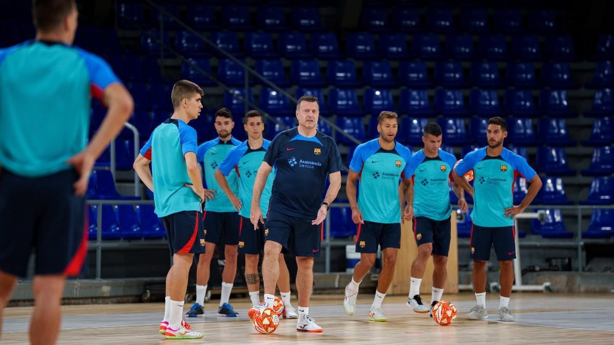 La sección ya se ha entrenado en el Palau