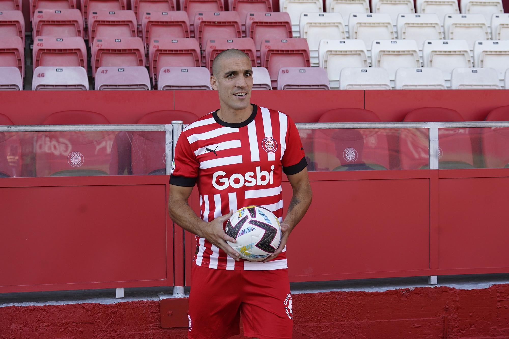 Presentació d'Oriol Romeu, nou jugador del Girona