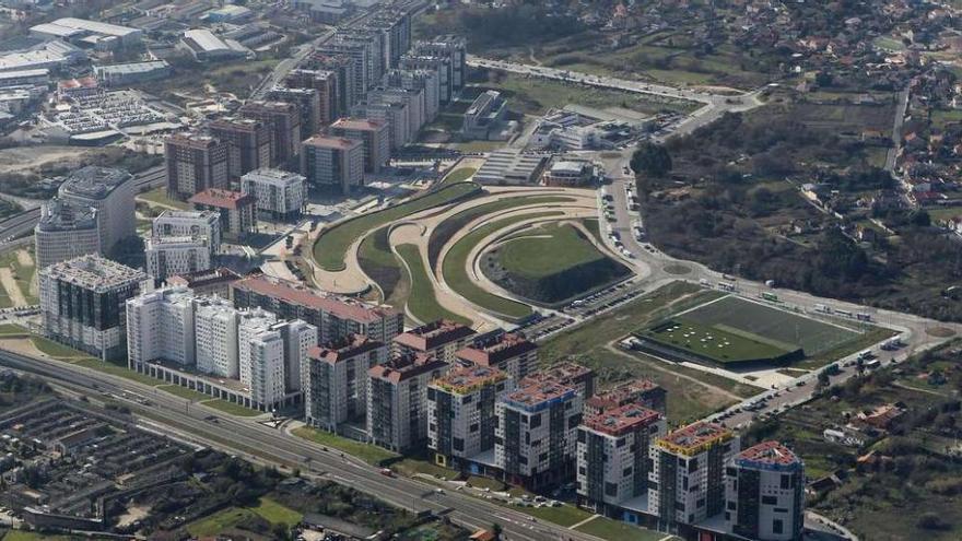 Imagen aérea del PAU de Navia. // Ricardo Grobas