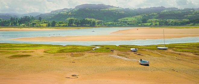 Estuario de la ría de Villaviciosa (Asturias)