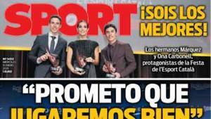 Las portadas del día en la prensa deportiva