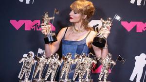 Taylor Swift en una edición anterior de los VMAs.