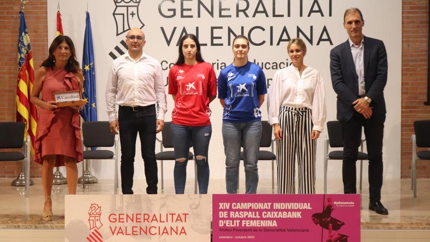 Presentada la final del XIV Individual CaixaBank de raspall professional femení