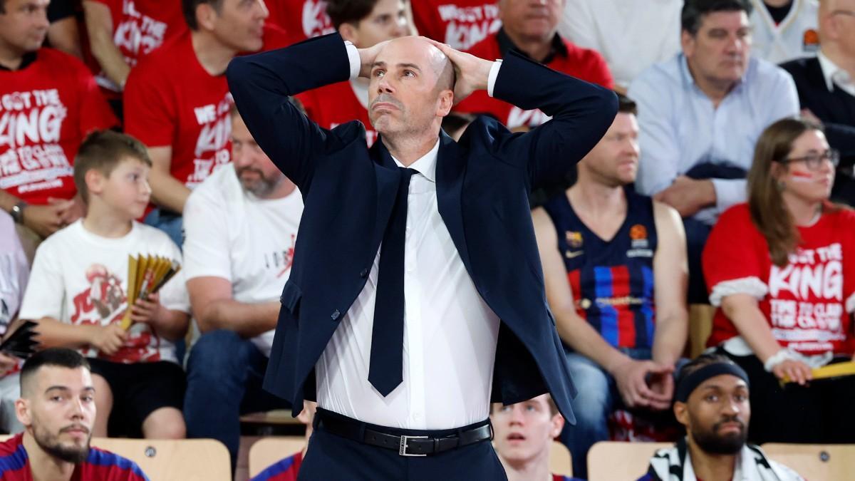 Joan Peñarroya, durante el partido ante Mónaco