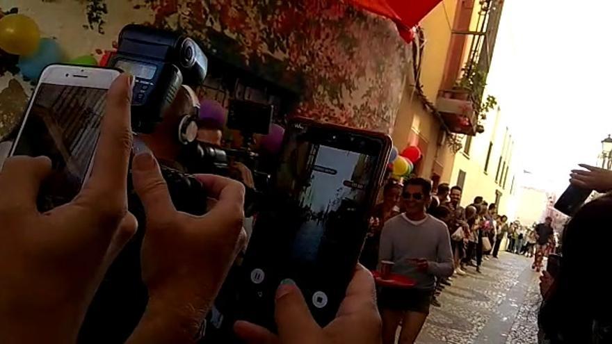 Carrera de tacones en Los Palomos de Badajoz