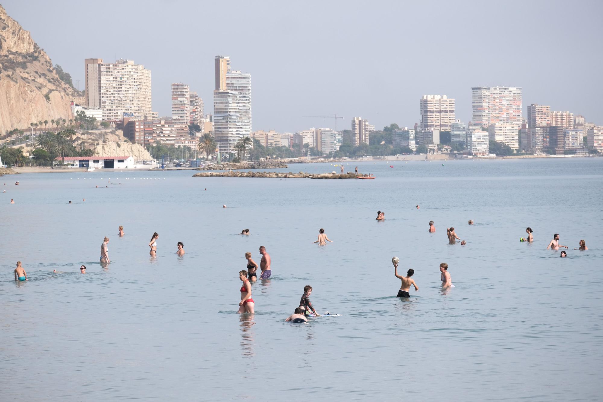 Imágenes de verano en pleno otoño.