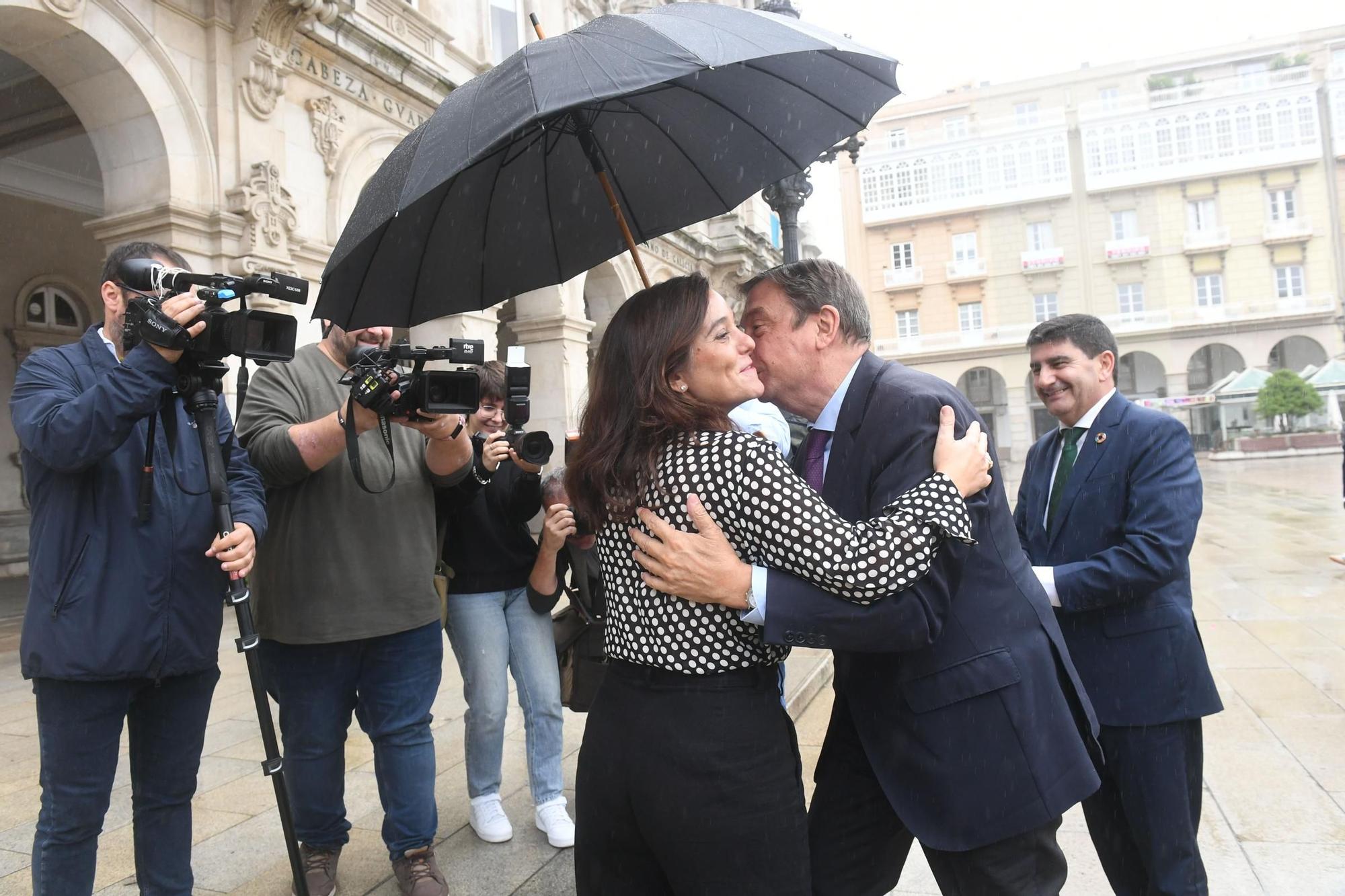 Visita del ministro de Agricultura, Pesca y Alimentación Luis Planas a María Pita