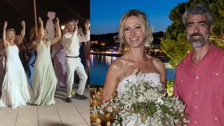 Un cantante canario pone a bailar a Susana Griso en su boda
