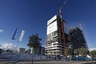 Arrancan las obras de cimentación de la tercera de las Málaga Towers