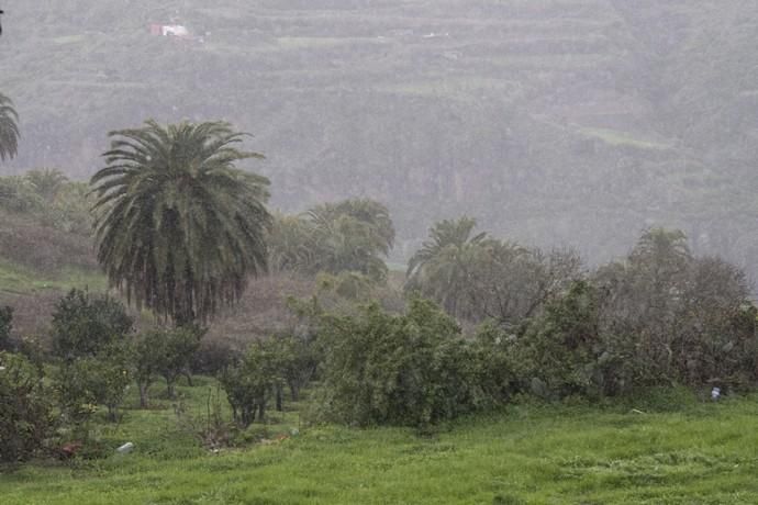 30.01.18 Gran Canaria. Lluvia en la zona Las Palma