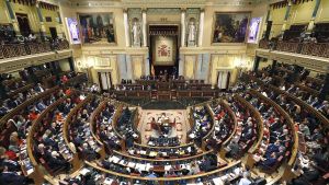 El hemiciclo del Congreso de los Diputados.