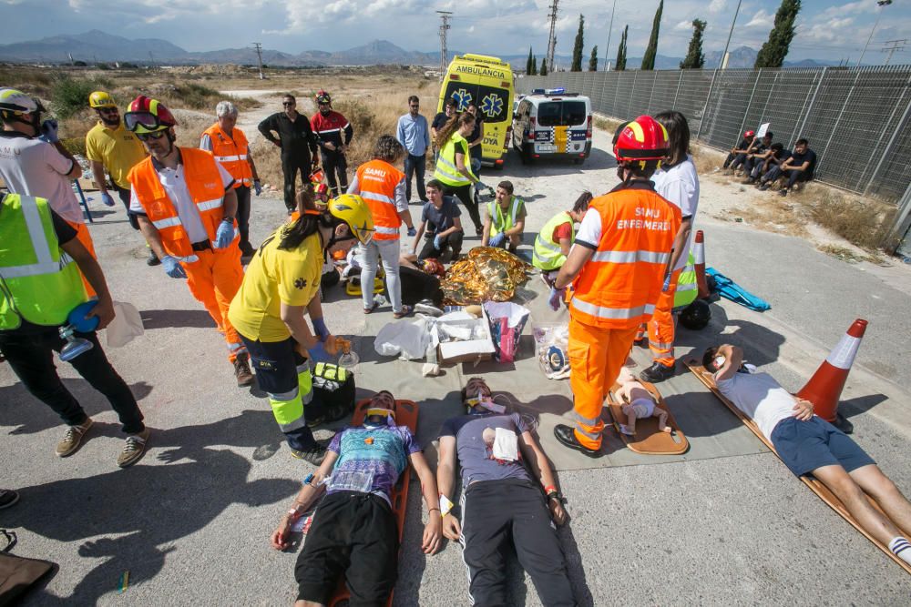 Simulacro de emergencias IES Leonado Da Vinci