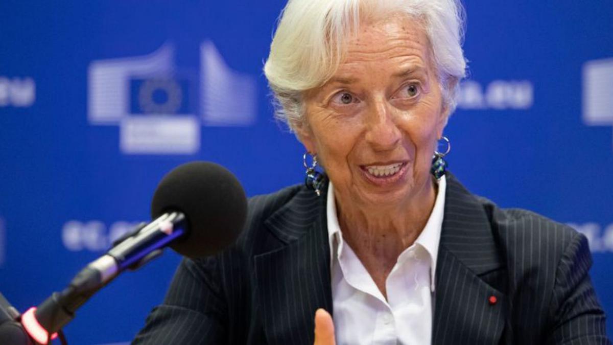 Christine Lagarde, presidenta del BCE  | ARXIU/EBS