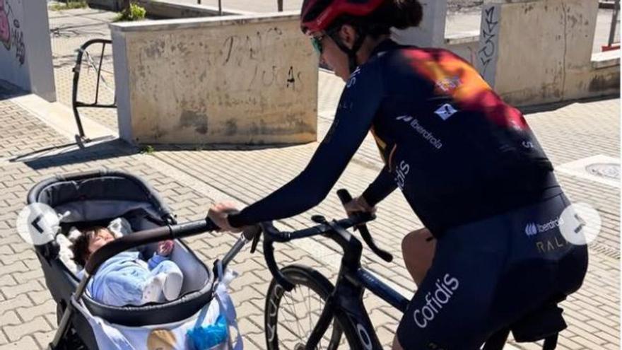 Sandra Alonso: "Estoy más fuerte que antes de ser madre, voy a luchar por volver al ciclismo profesional"