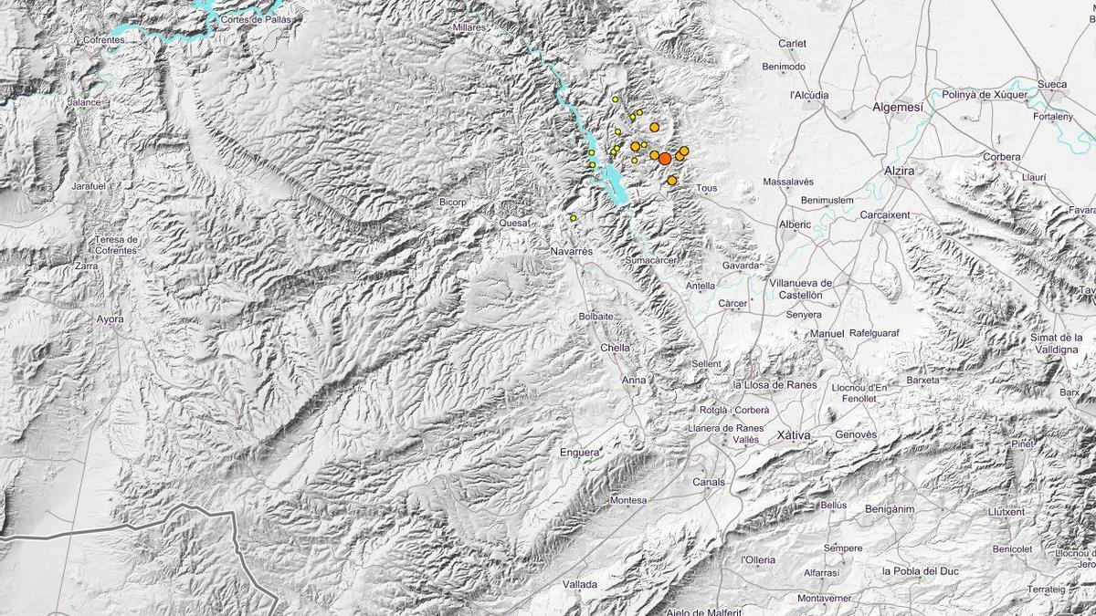 Seísmos en Navarrés