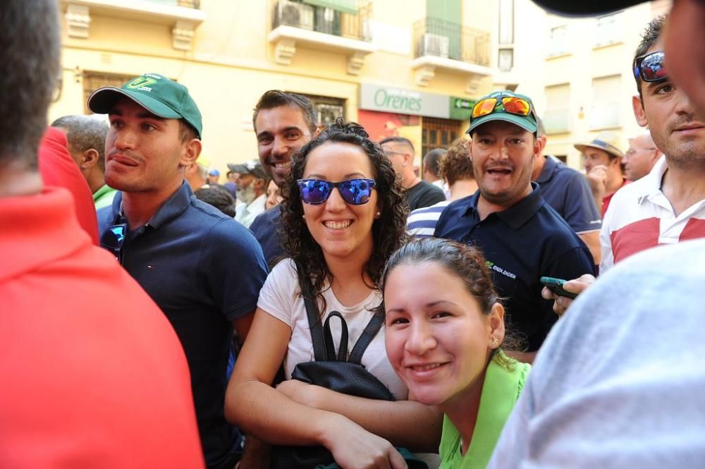 Gran protesta de los agricultores frente a la CHS