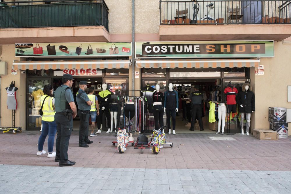 Operació de la Guàrdia Civil contra les falsificacions a la Jonquera