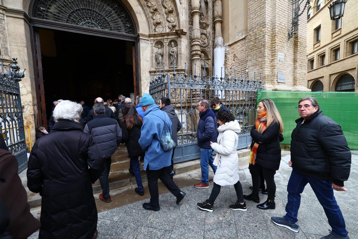 Funeral por la muerte de Jorge García-Dihinx y Natalia Román en el alud de Panticosa Funeral por la muerte de Jorge García-Dihinx y Natalia Román en el alud de Panticosa