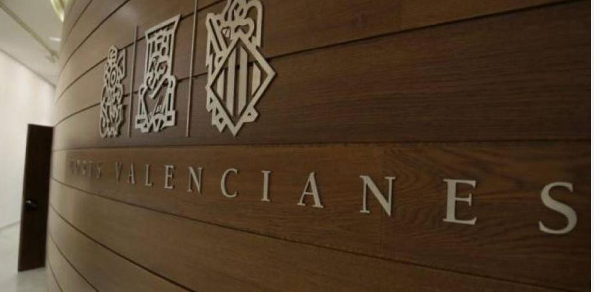 Rótulo de las Corts