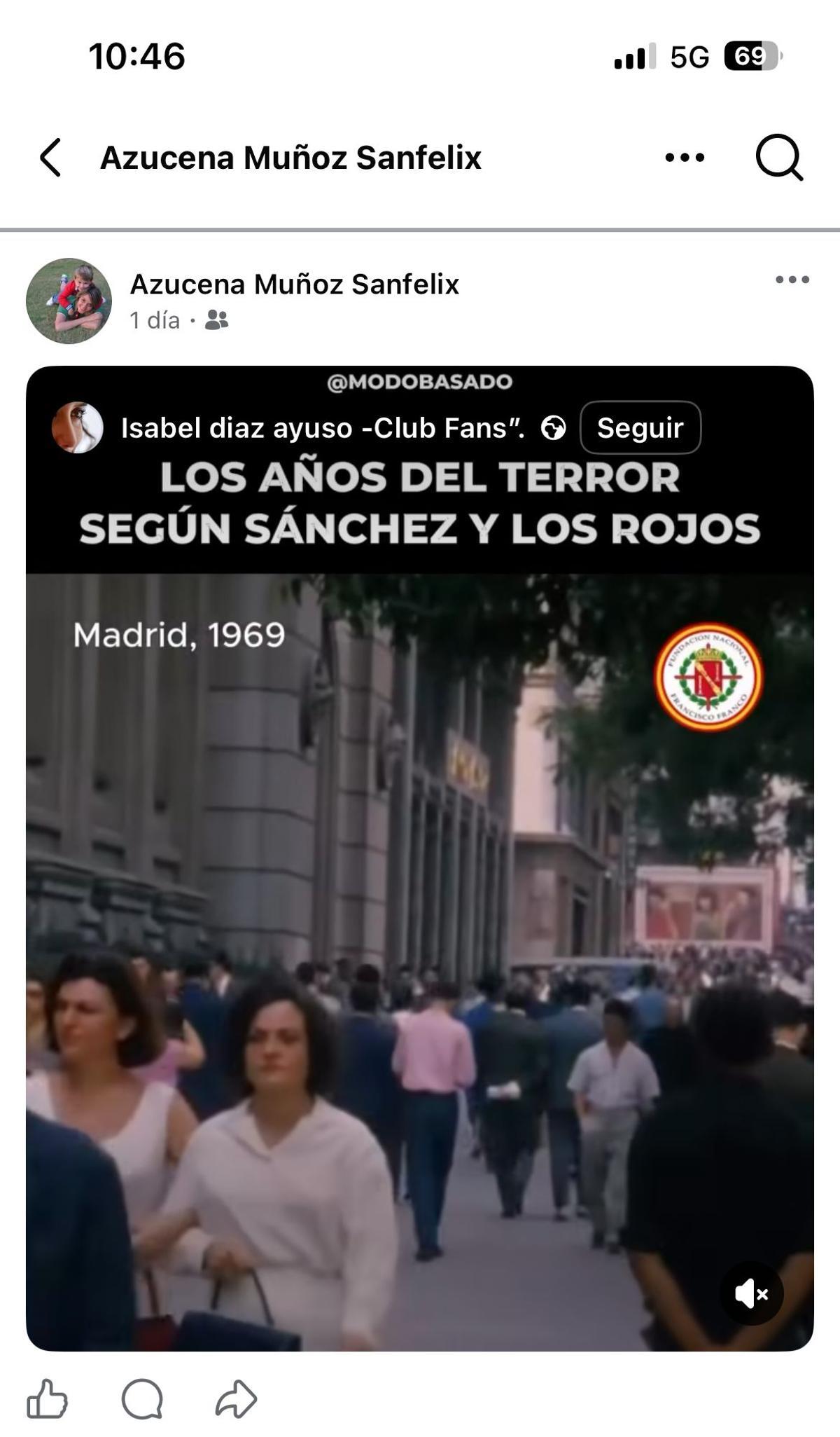 Otra de las publicaciones que compartió la concejala.