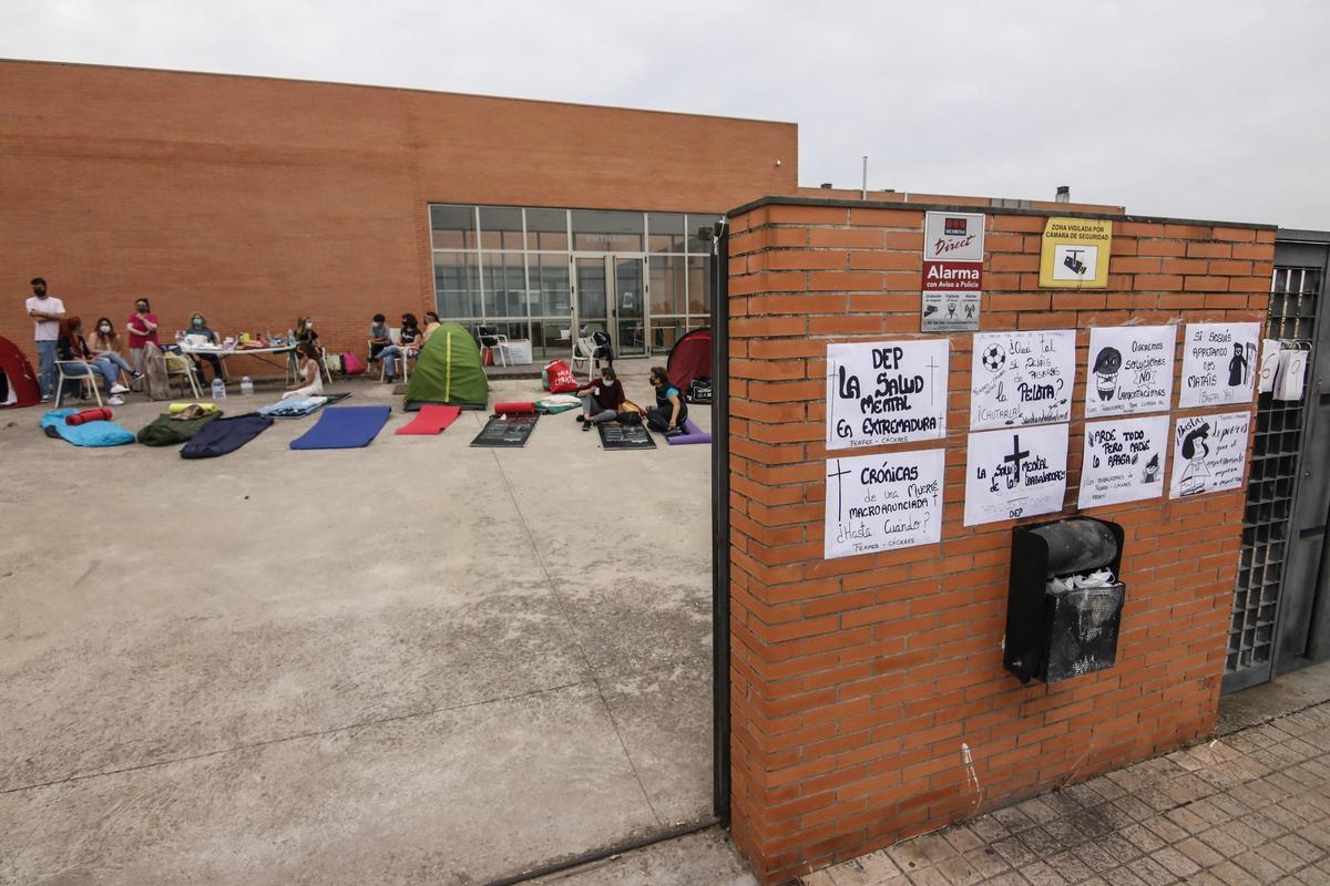 Encierro de los trabajadores de Feafes por el impago de nóminas, en una imagen de archivo.