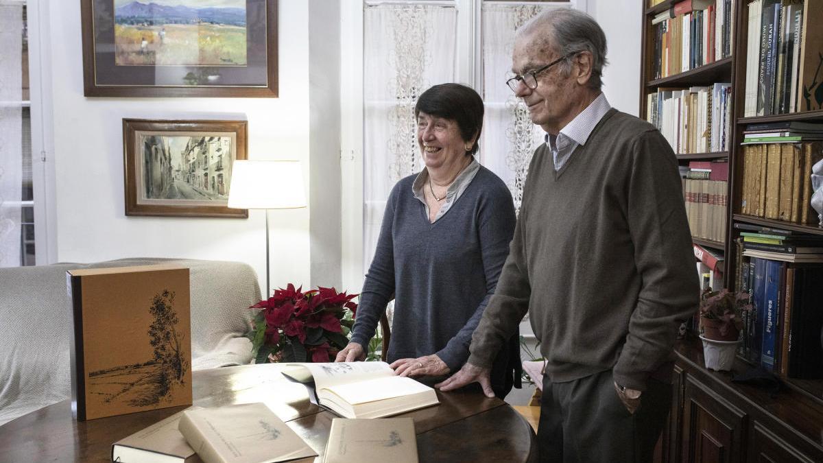 Jordi Bonaterra amb Pilar Careras, aquest desembre.