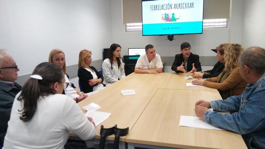 Un momento de la reunión tras la que se ha hecho el anuncio de la convocatoria del examen.