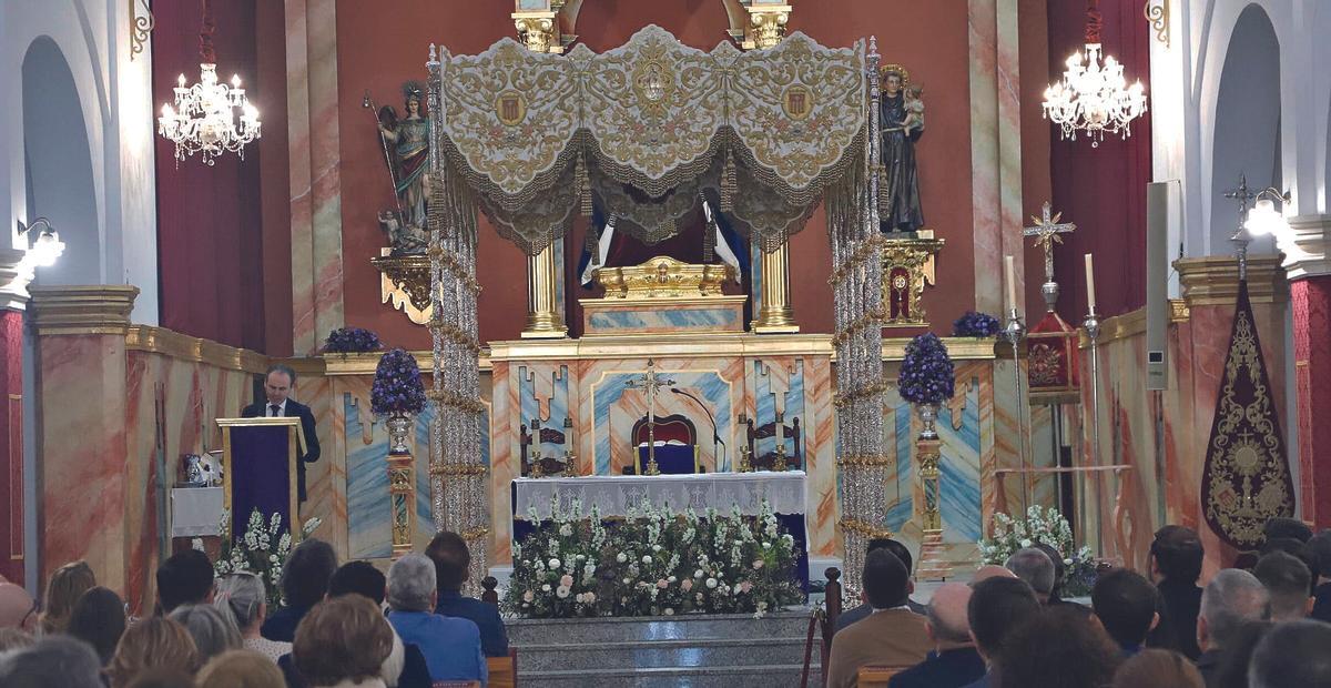 Presentación de la mejora del palio de la Merced.
