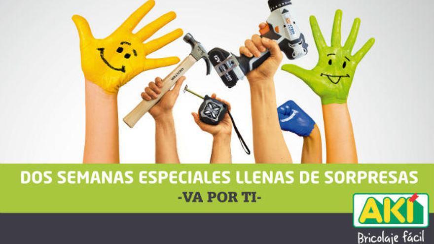 Comienza la segunda edición solidaria 'Manos a la obra' de AKI Bricolaje -  Levante-EMV