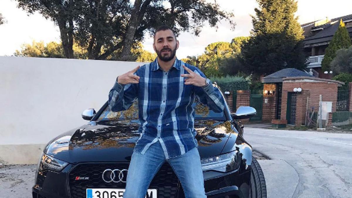 Benzema tuvo un problema con la Guradia Civil