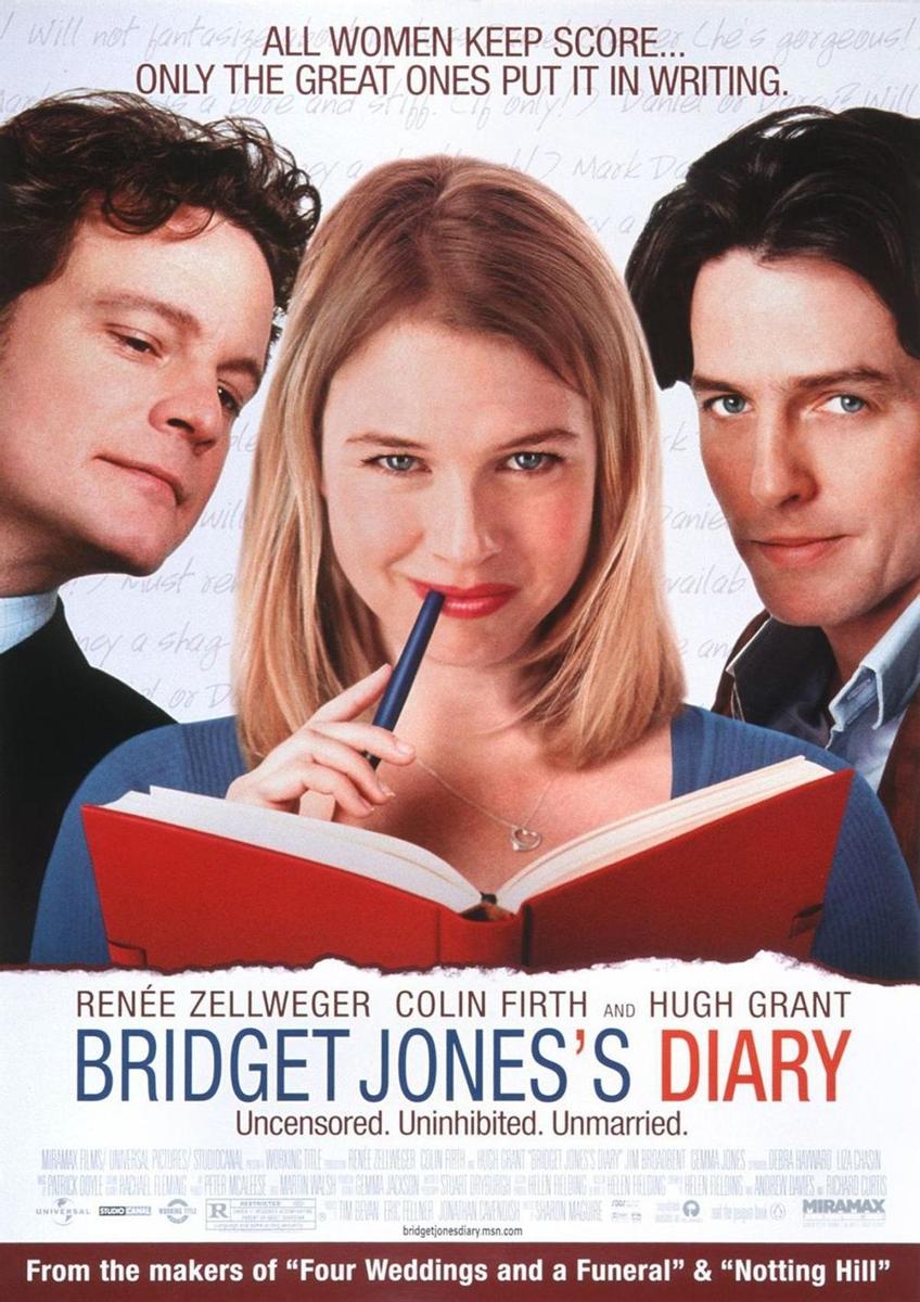 El cartel de El diario de Bridget Jones