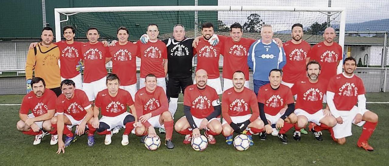 Equipo de A Capela de A Guía de la actual temporada. E. A.