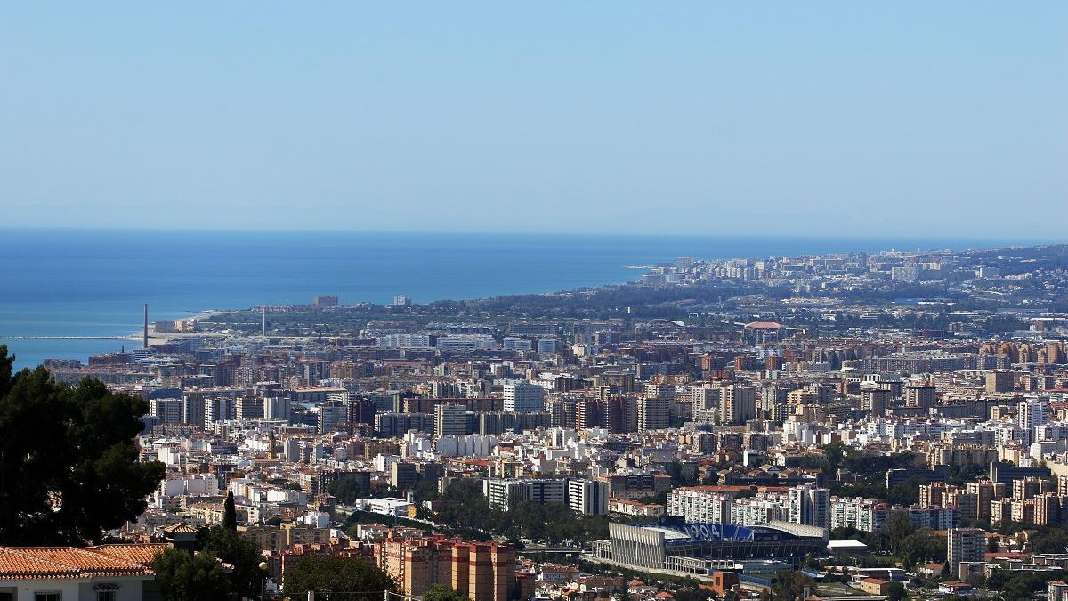 Una vista de Málaga capital