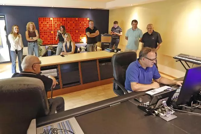 Les fotos de la presentació de l'espectacle 'Mare Mundi' de la Simfònica de Cobla i Corda de Catalunya