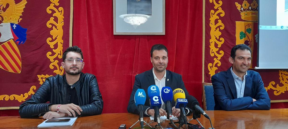 De izquierda a derecha, Marc Albella, Guillem Alsina y Álvaro Cuadrado.
