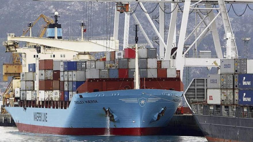 Maersk avanzó a la terminal de contenedores de Vigo su plan de trasladar actividad a Marín