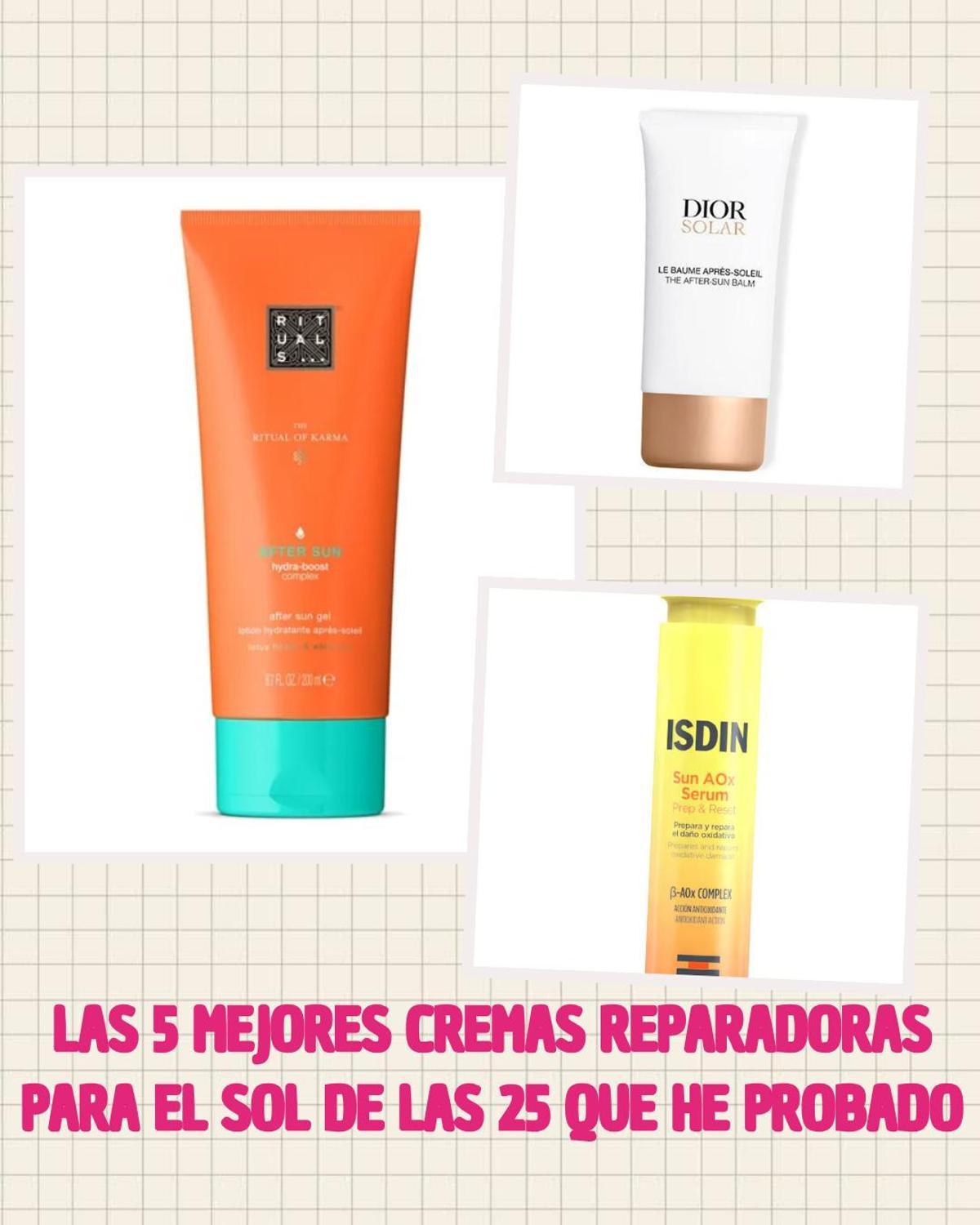 La mejores cremas reparadoras para el sol que he probado