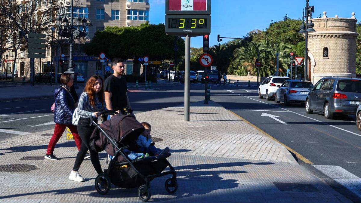 Temperaturas primaverales a mediados de febrero en València