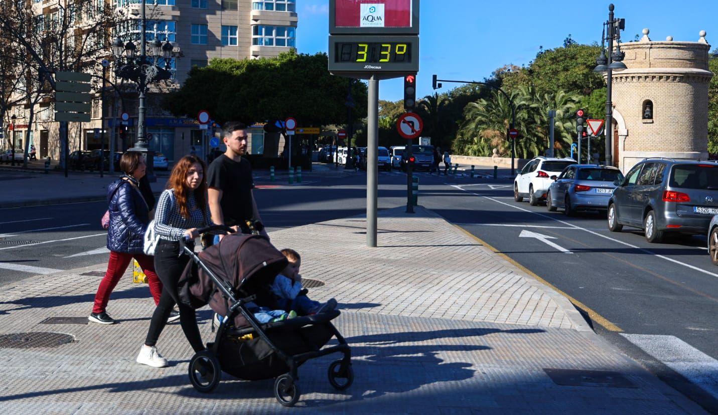 Temperaturas primaverales a mediados de febrero en València