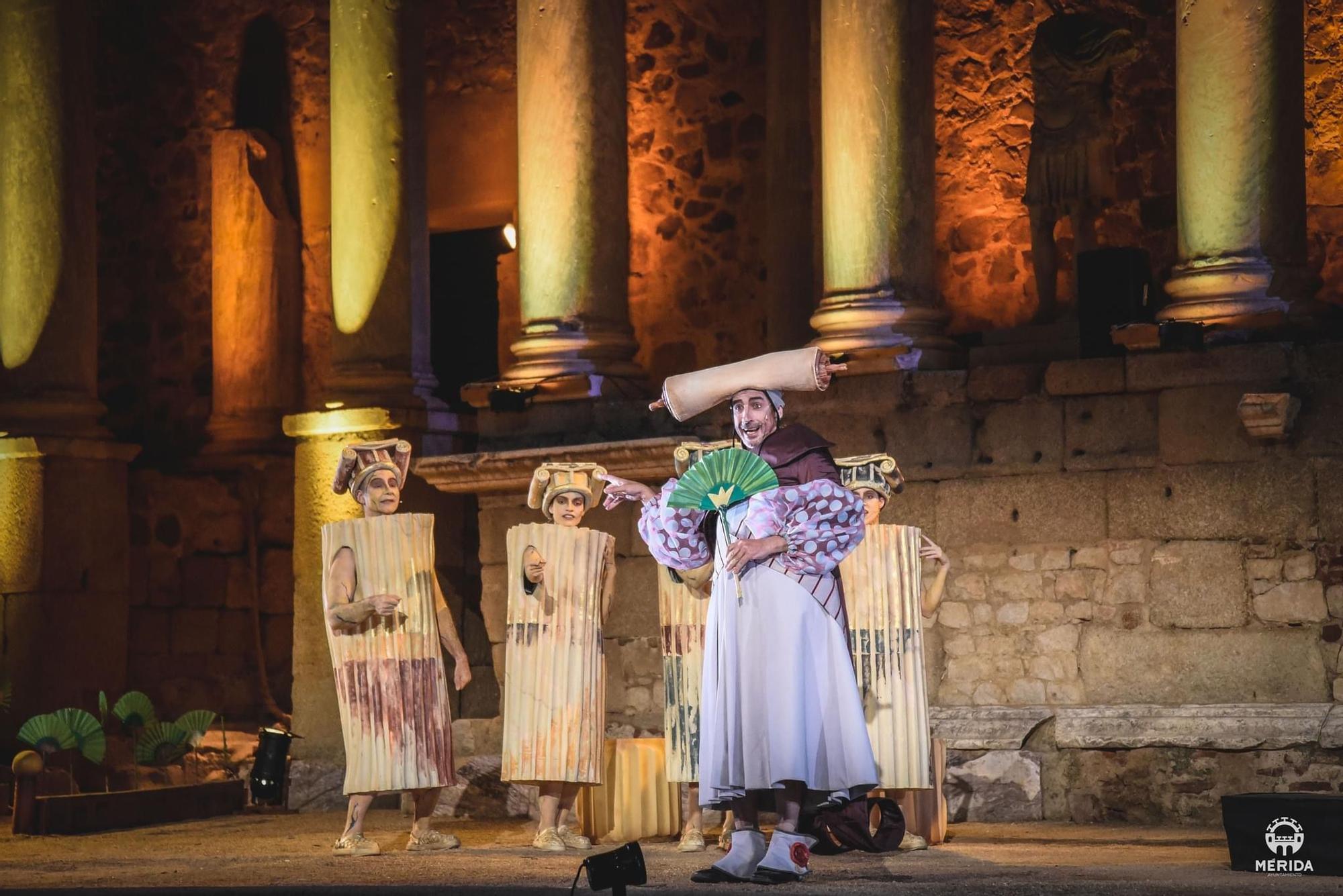 El Teatro Romano se abona a las risas con la obra ‘La aparición de Menandro’