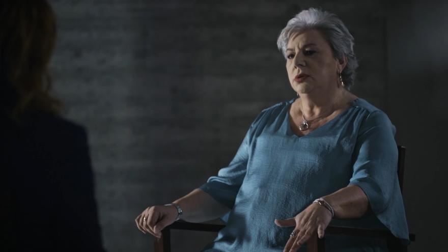 Imagen de Dolores Vázquez en la docuserie emitida por Telecinco.