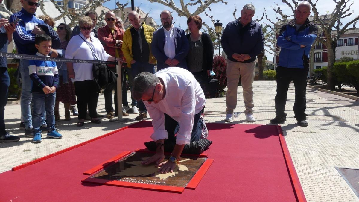 Fernandisco deja su huella en el Paseo de las Estrellas de la Denominación.