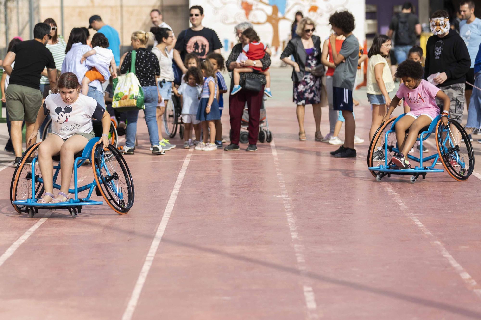 Así ha sido el día del deporte adaptado en el CEIP Tomás de Villaroya