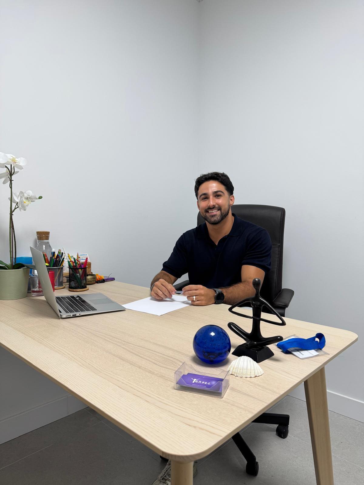 El psicólogo Aarón Guillén.