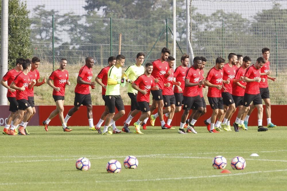 Entrenamiento del Sporting