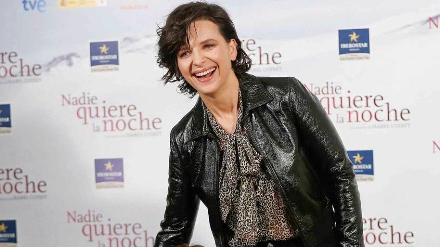 Isabel Coixet y Juliette Binoche.