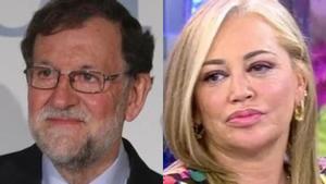 Mariano Rajoy y Belén Esteban.